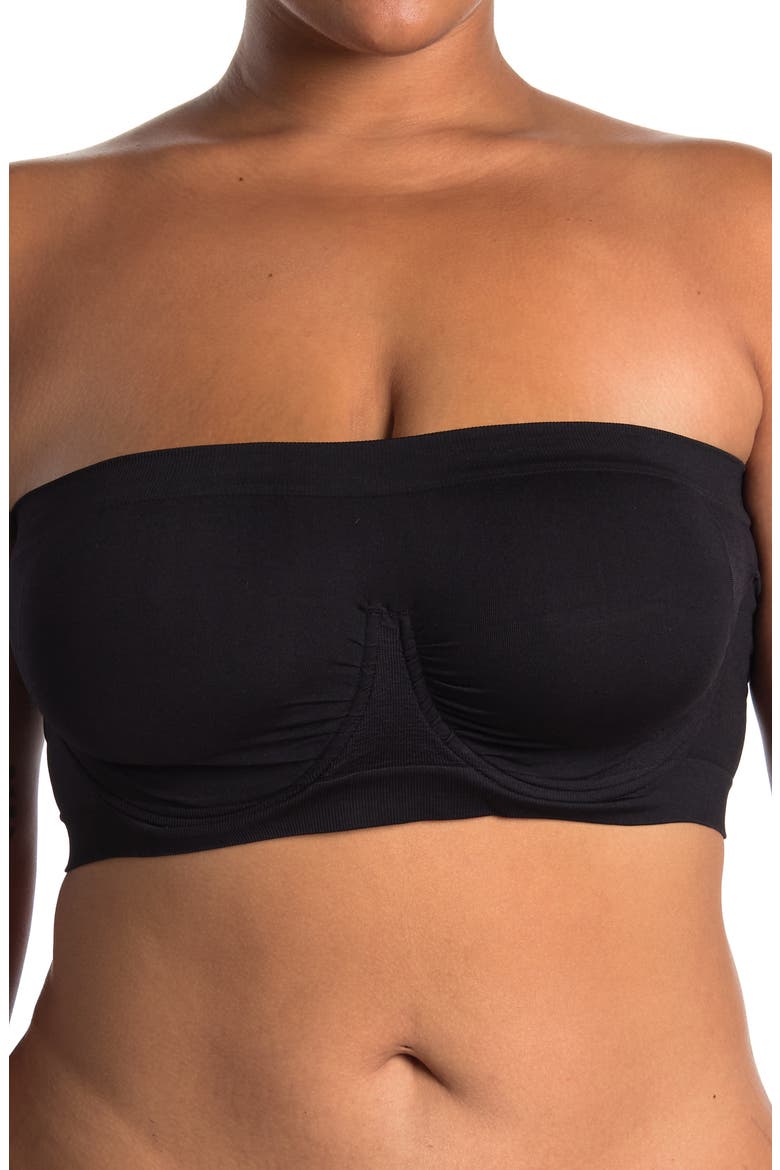Body Smooth Seamless Strapless Bra, Main, color, BLACK
