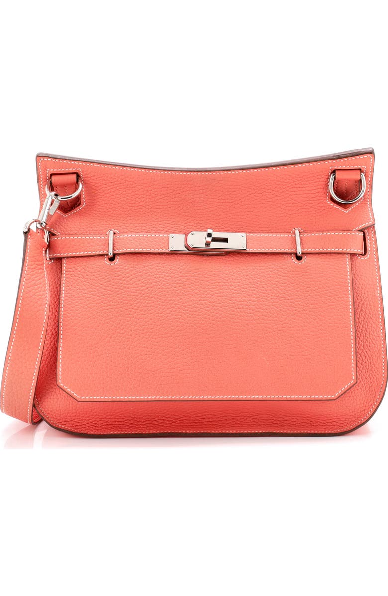 Pre-Owned Hermes Jypsiere Bag Clemence 28, Main, color, Crevette