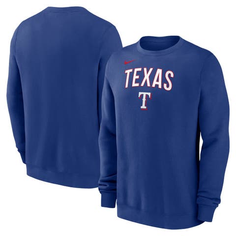 Men's Nike Royal Texas Rangers Pullover Sweatshirt