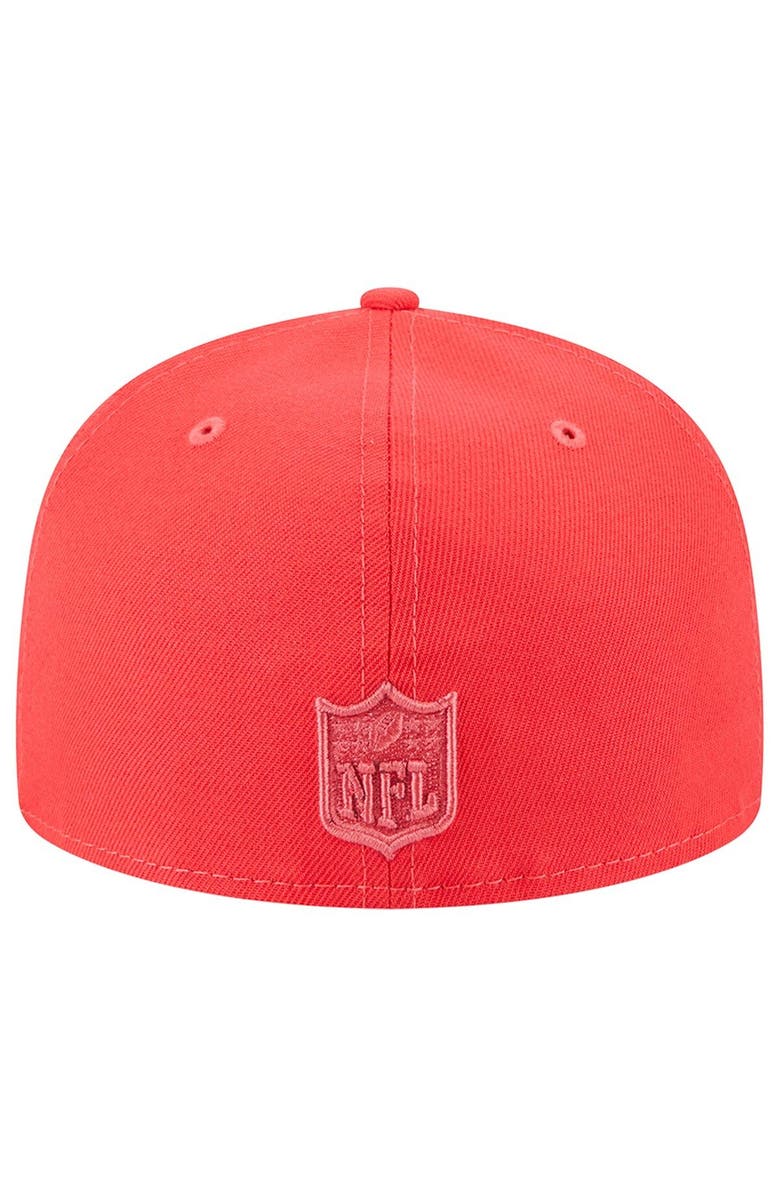 New Era Men's New Era Scarlet San Francisco 49ers Color Pack Brights 59FIFTY Fitted Hat, Alternate, color, Scarlet