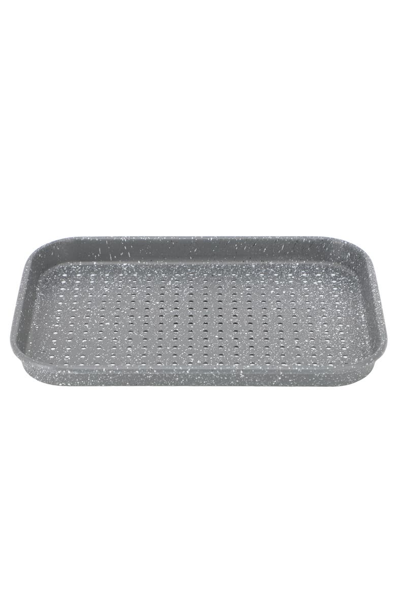 Greystone 4 Piece Nonstick Carbon Steel Toaster Oven Bakeware Set, Alternate, color, Grey