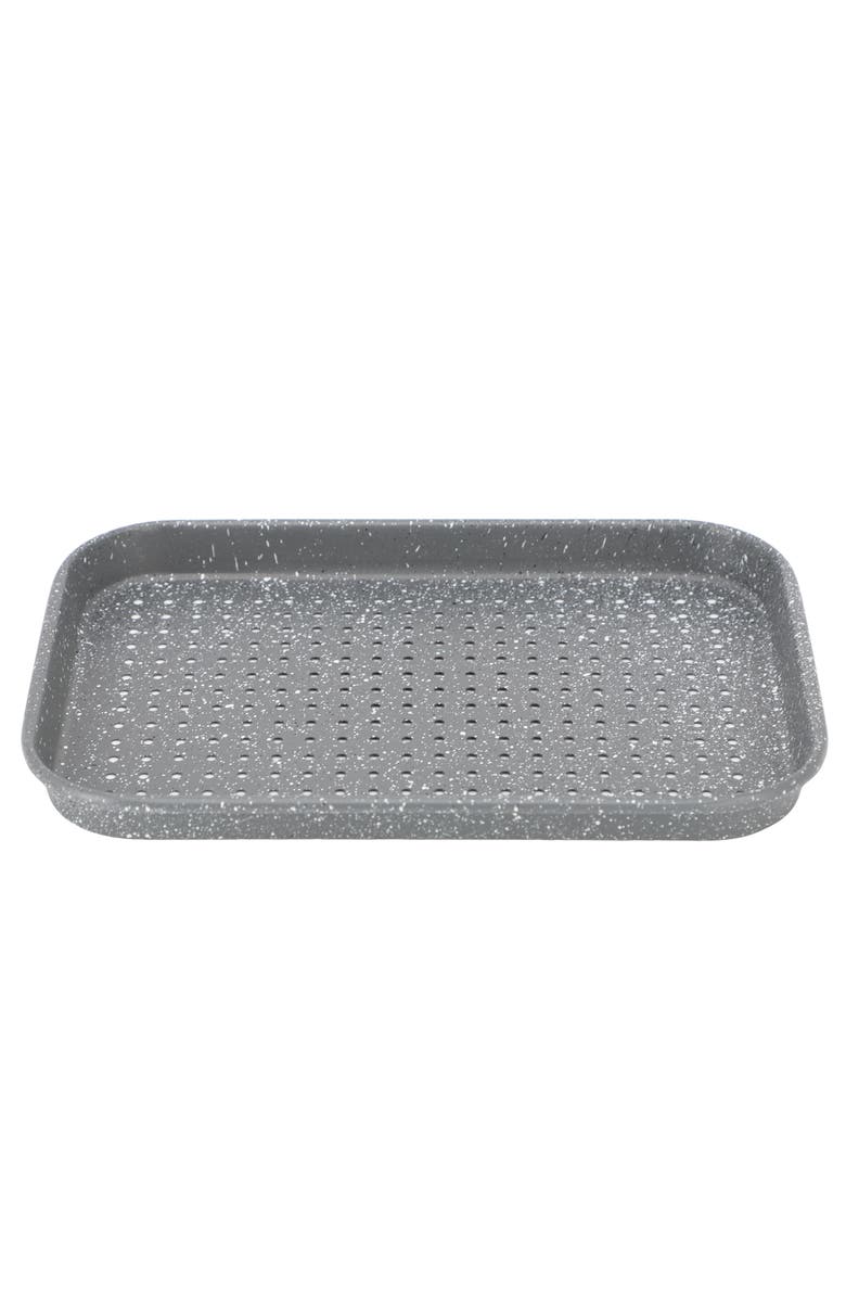 OSTER Greystone 4 Piece Nonstick Carbon Steel Toaster Oven Bakeware Set, Alternate, color, Grey