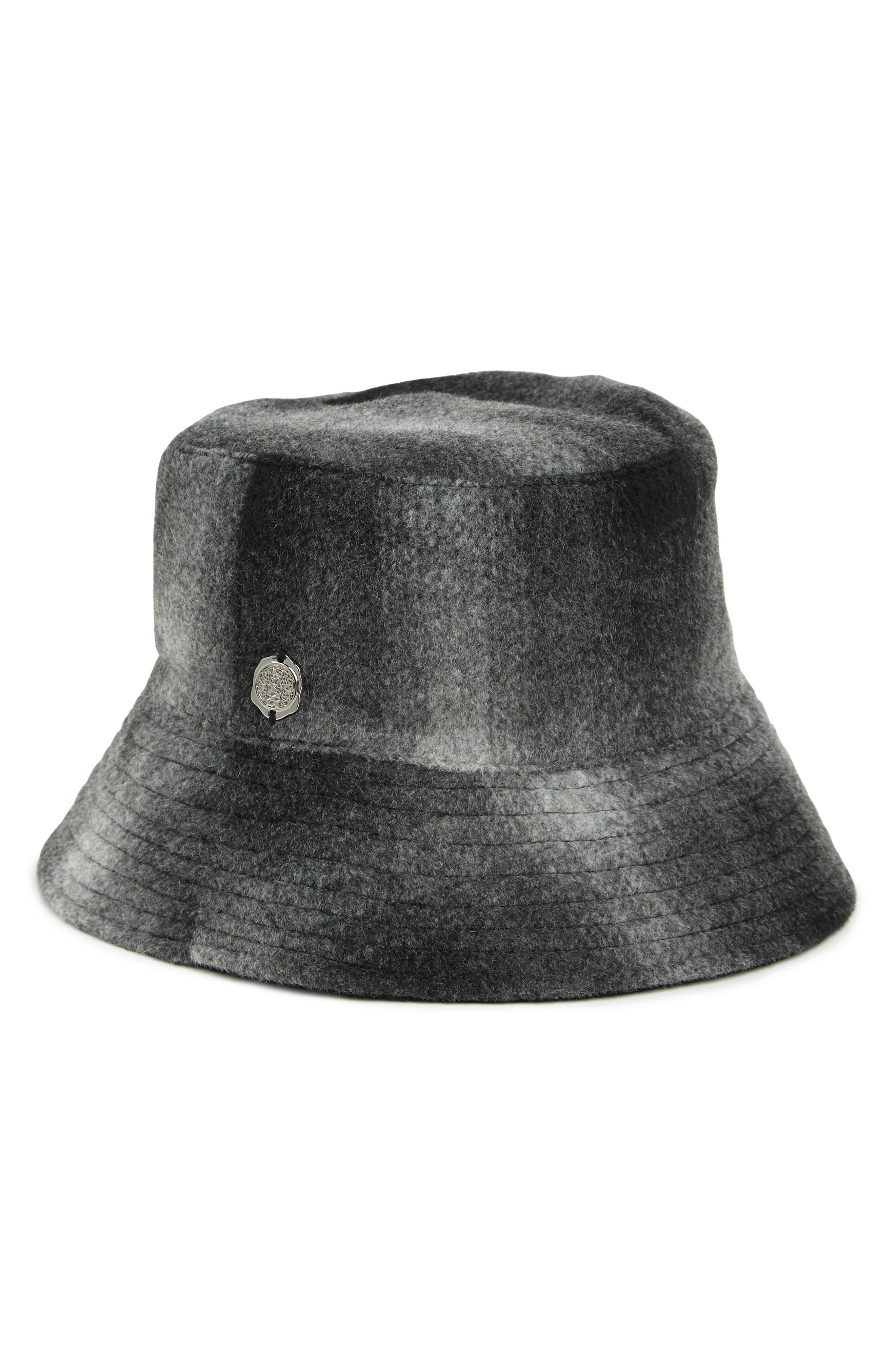 Vince Camuto Reversible Plaid Bucket Hat