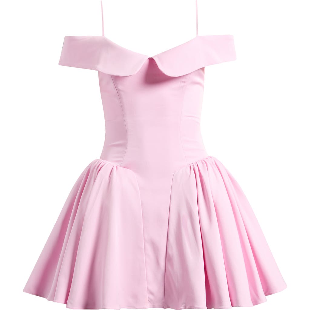 House Of Cb Elida Off The Shoulder Minidress In Pirouette