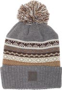 Rainforest Pom Knit Beanie