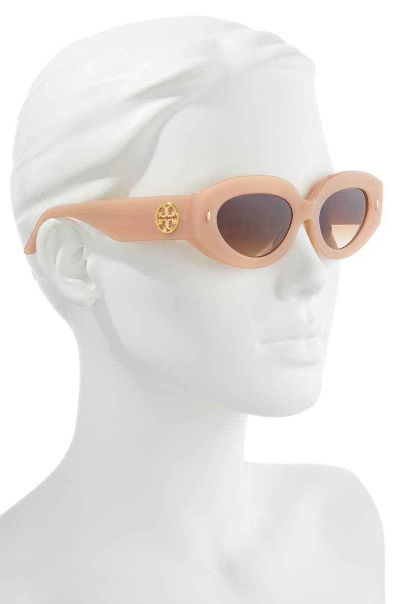 Tory Burch 51mm Gradient Cat Eye Sunglasses, Alternate, color,