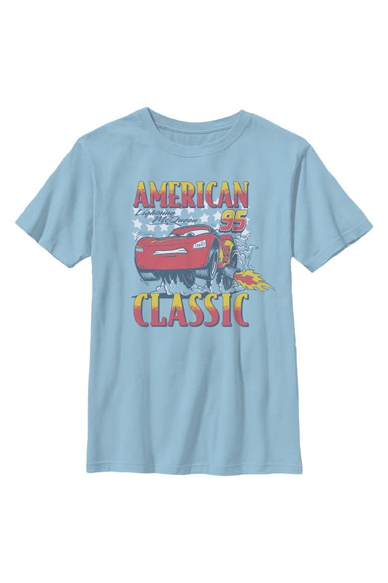 Boy's DISNEY American Classic 95  Graphic T-Shirt, Main, color, Light Blue