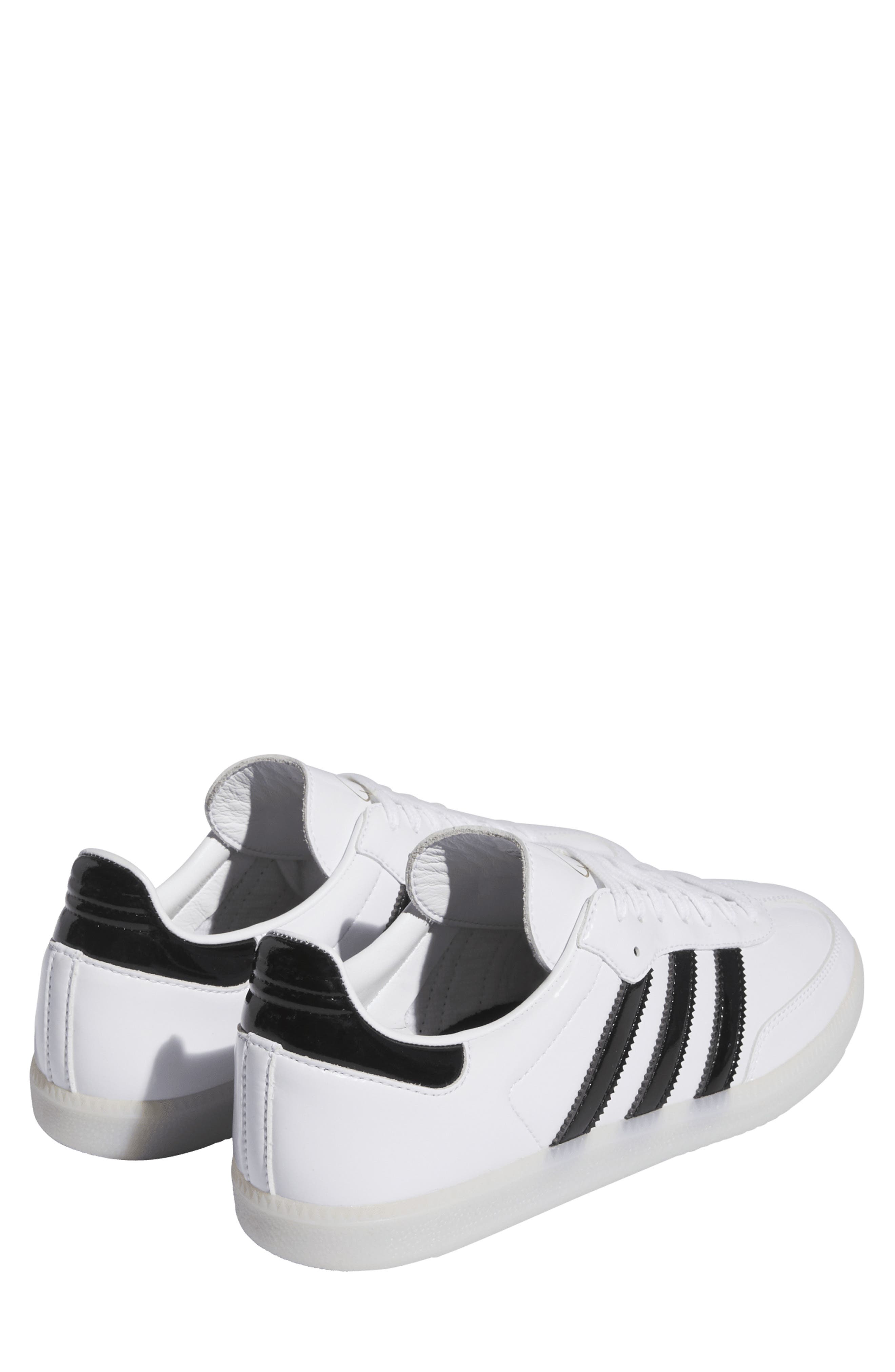 adidas Dill Samba Patent Low Top Sneaker, Alternate, color, 