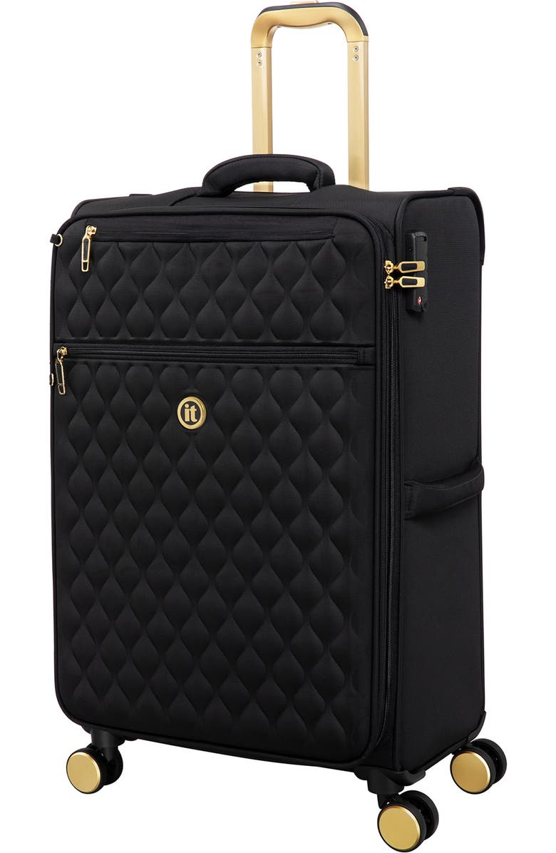 IT LUGGAGE Glimmering 27-Inch Softside Spinner Luggage, Main, color, Black