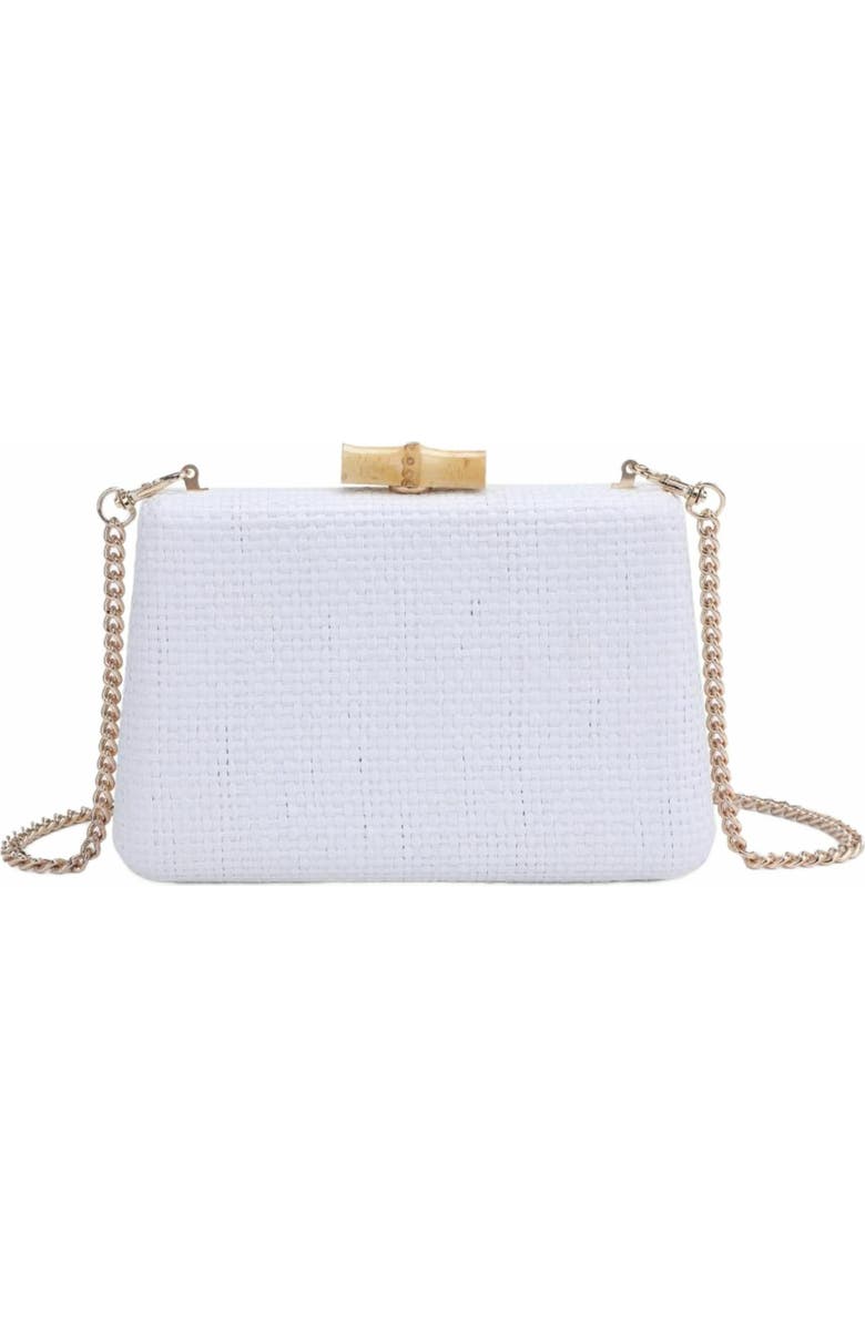 MODA LUXE Melina Evening Bag, Main, color, White