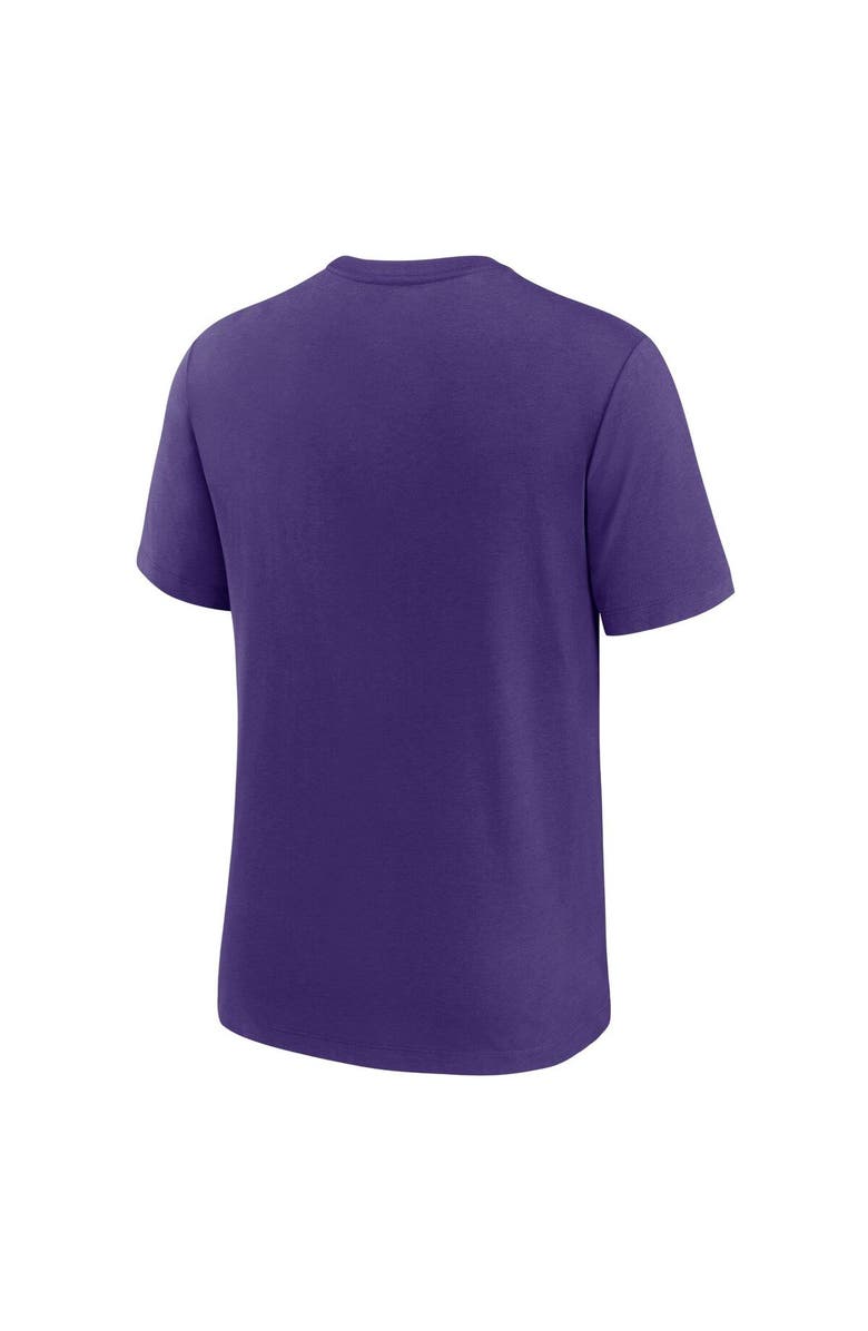Nike Men's Nike  Purple Tampa Bay Rays Rewind Retro Tri-Blend T-Shirt, Alternate, color, Purple