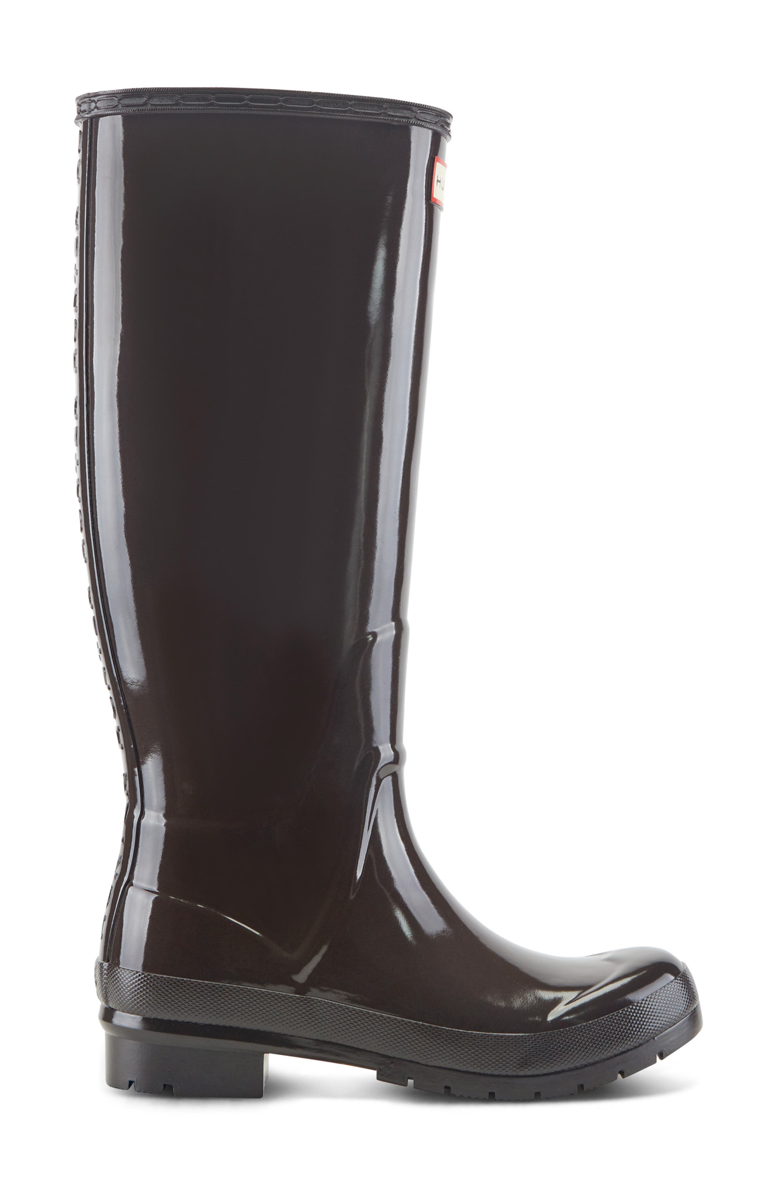 Lily Waterproof Rain Boot, Alternate, color, DARK BROWN 200