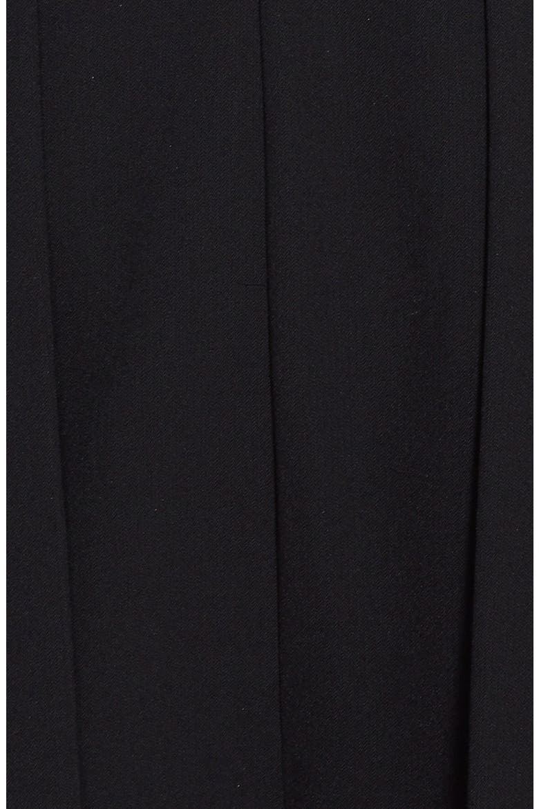 Open Back Layered Romper (Nordstrom Exclusive), Alternate, color, BLACK