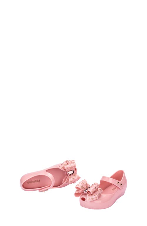 Melissa Kids' Mini Ultragirl Sweet Mary Jane Flat In Pink