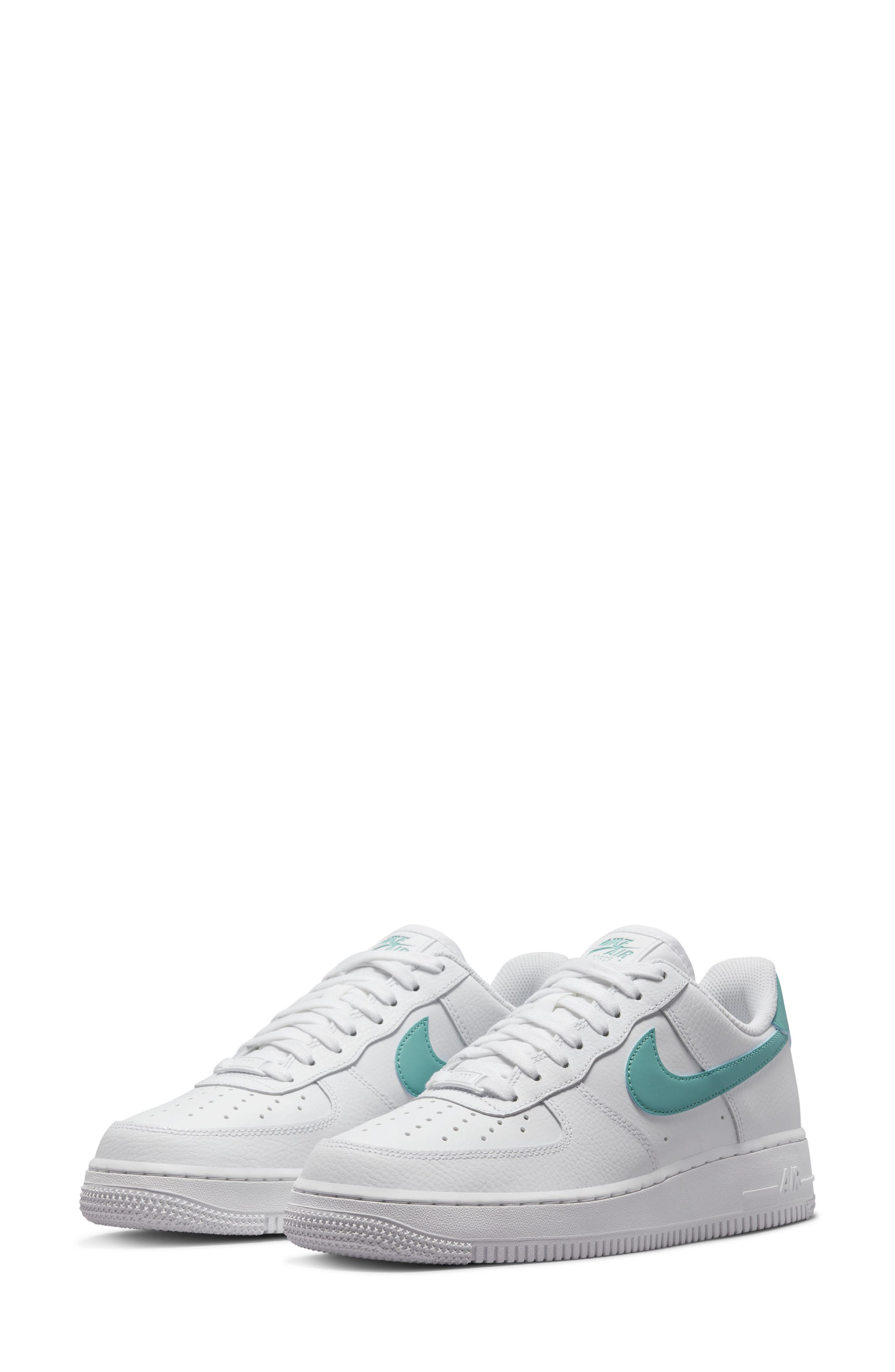 Nike Air Force 1 '07 Sneaker, Main, color, White/ Washed Teal