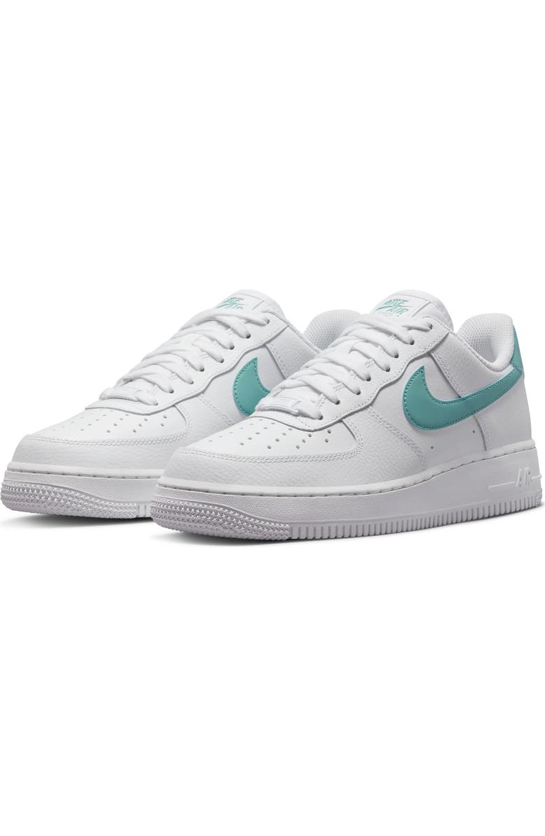 Nike Air Force 1 '07 Sneaker, Main, color, White/ Washed Teal