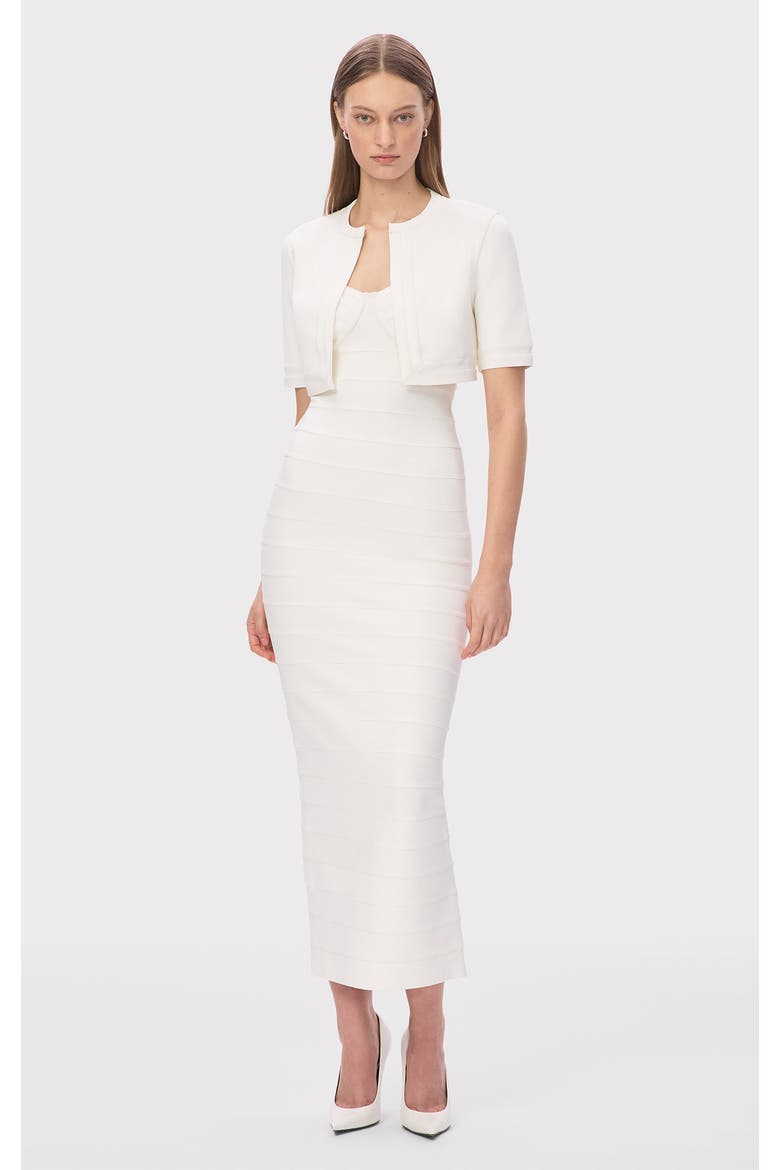 The Marie Bolero, Alternate, color, ALABASTER