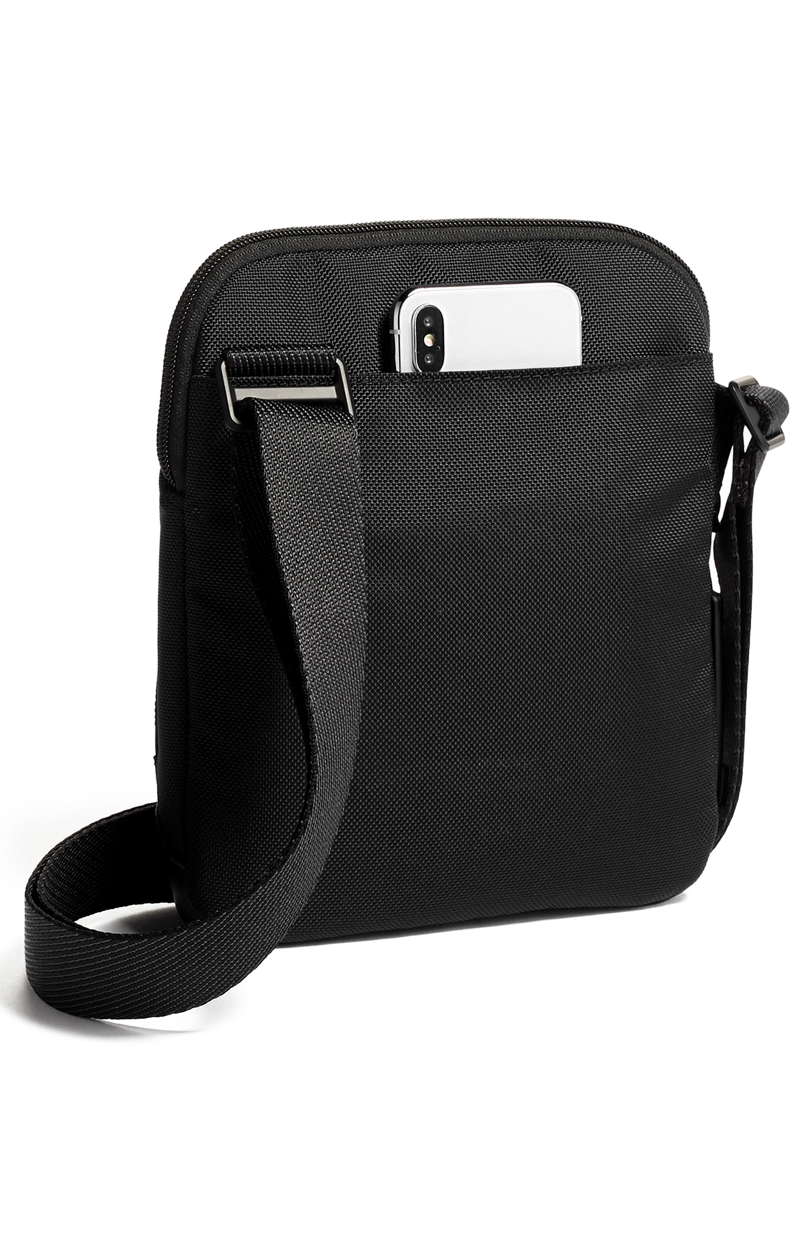 TUMI Alpha Bravo Barksdale Black Crossbody Bag, Alternate, color, 