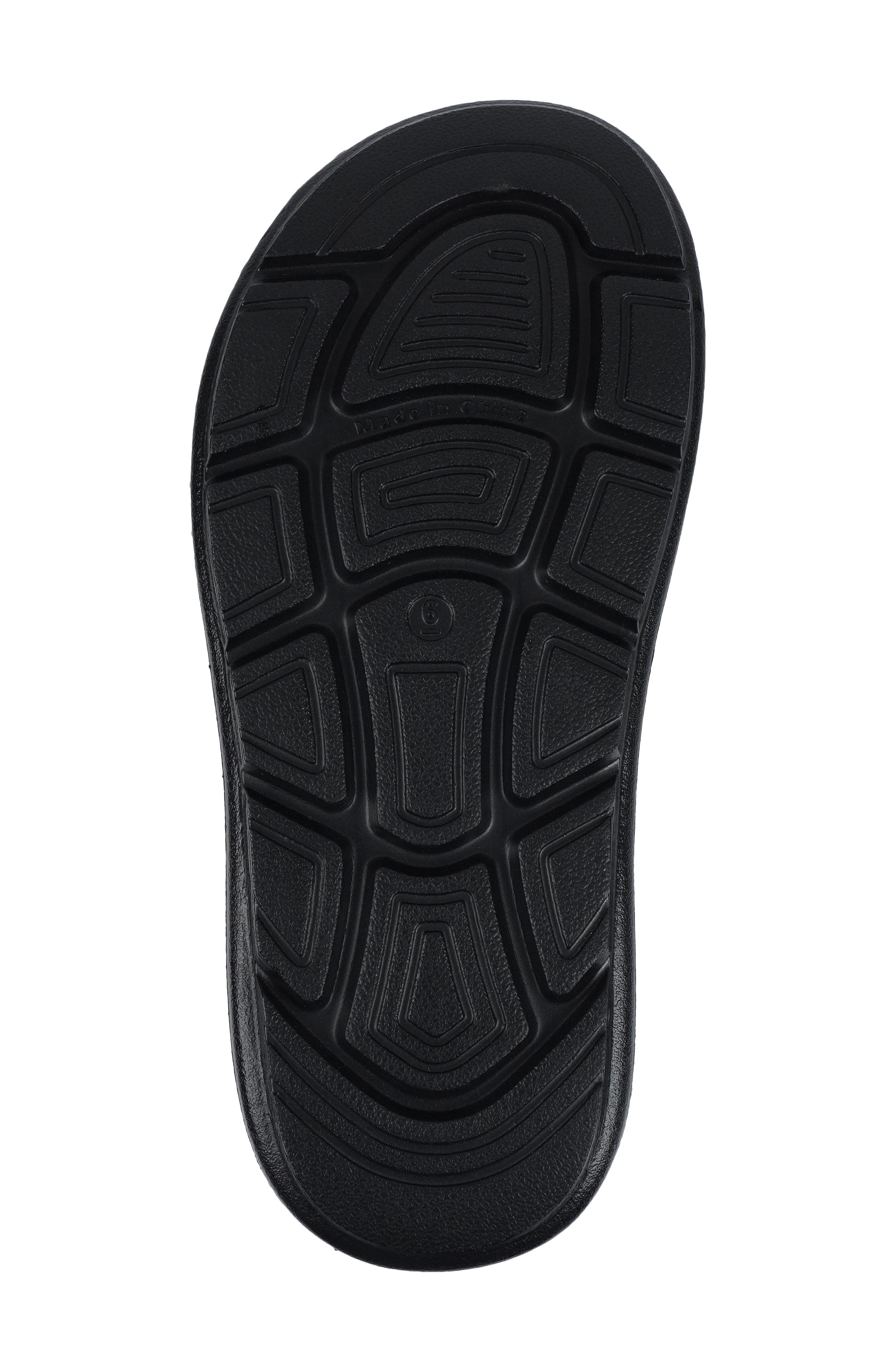 ZIGI Ashey Faux Fur Platform Slide Sandal, Alternate, color, Black