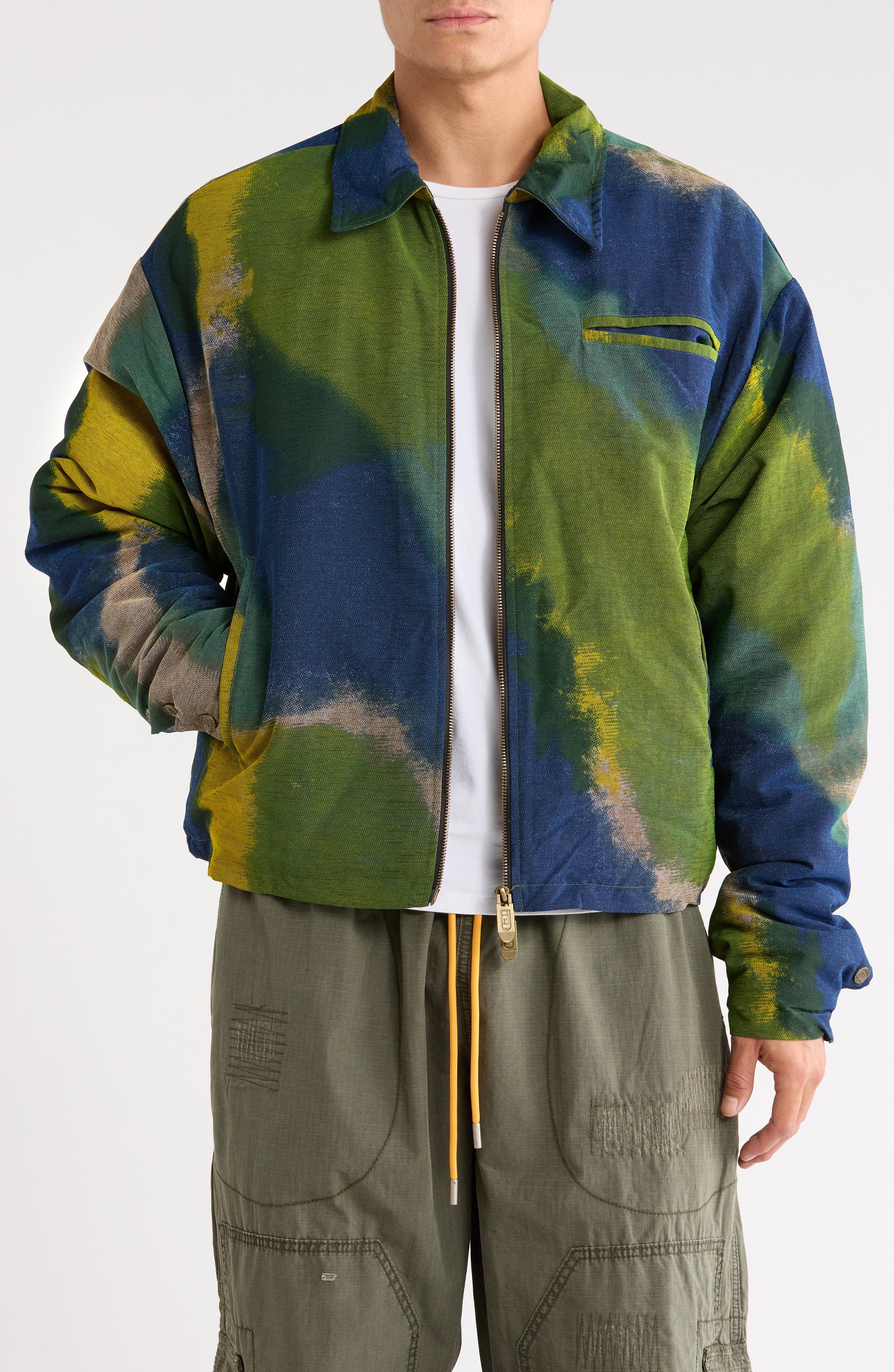 selected GREEN/MULTI