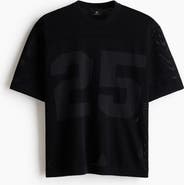 H&M Relaxed Fit Boxy Mesh T-shirt