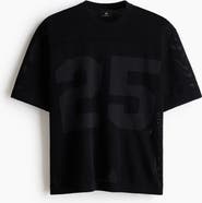 H&M Relaxed Fit Boxy Mesh T-shirt