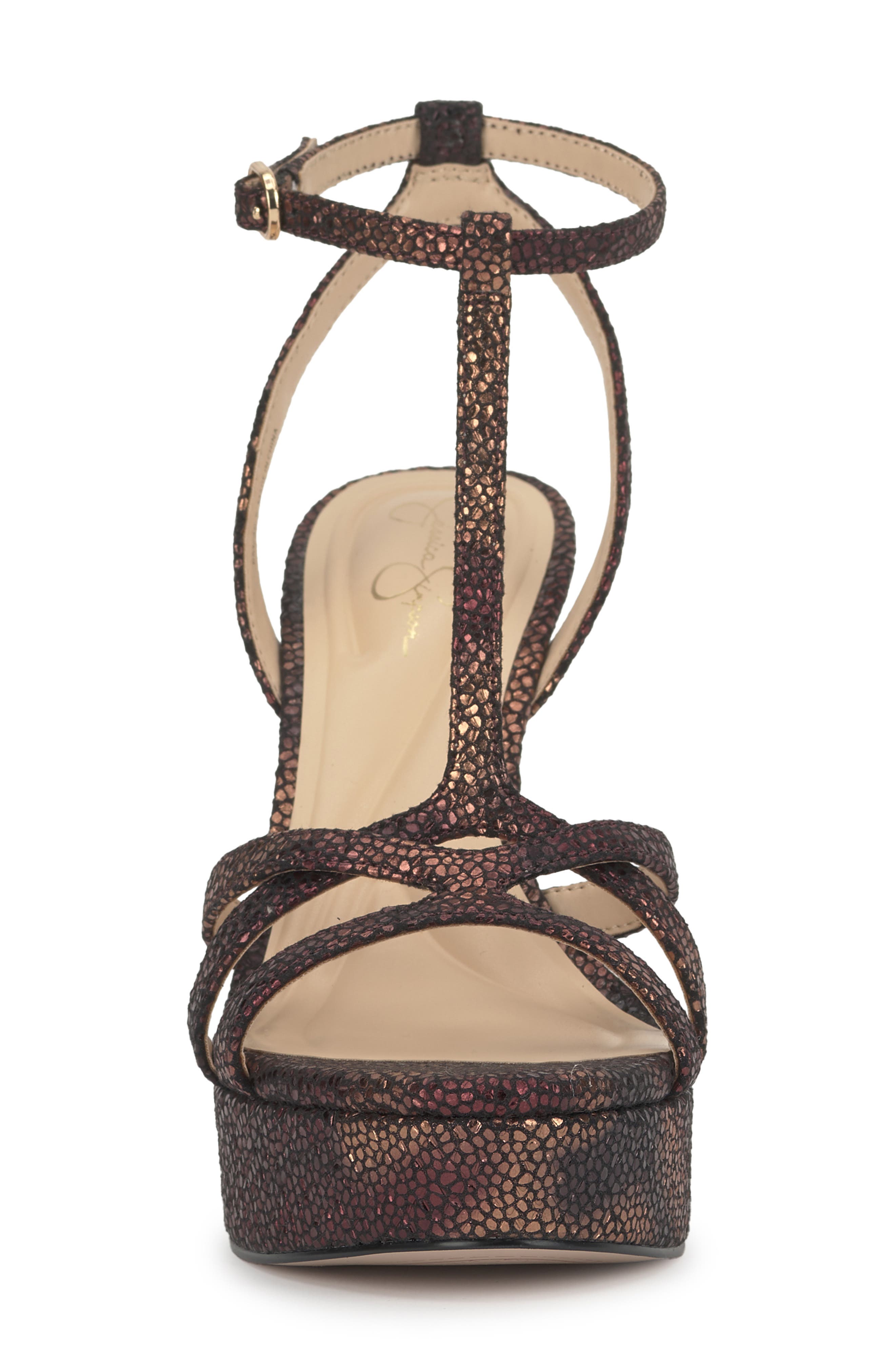 Sippete T-Strap Platform Sandal, Alternate, color, COPPER 06