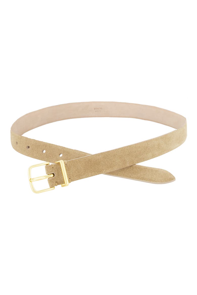 Kaia Suede Belt, Alternate, color, SAND TRAIL
