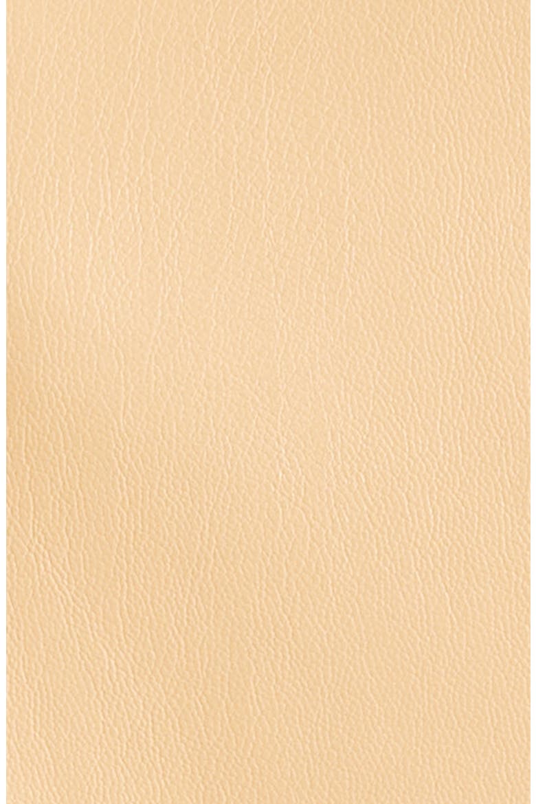 Kylie Faux Leather Blazer, Alternate, color, CHAI
