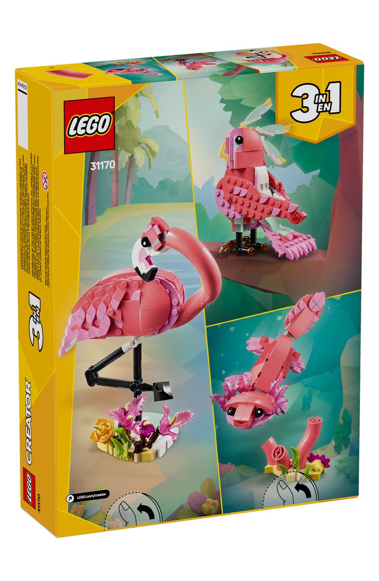 LEGO<sup>®</sup> 8+ Wild Animals: Pink Flamingo - 31170, Alternate, color, Multi