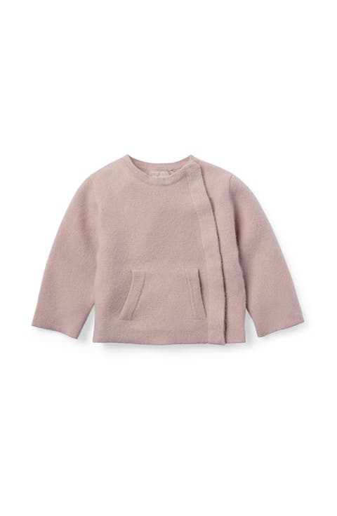 Kids' Asymmetrical Cashmere Sweater