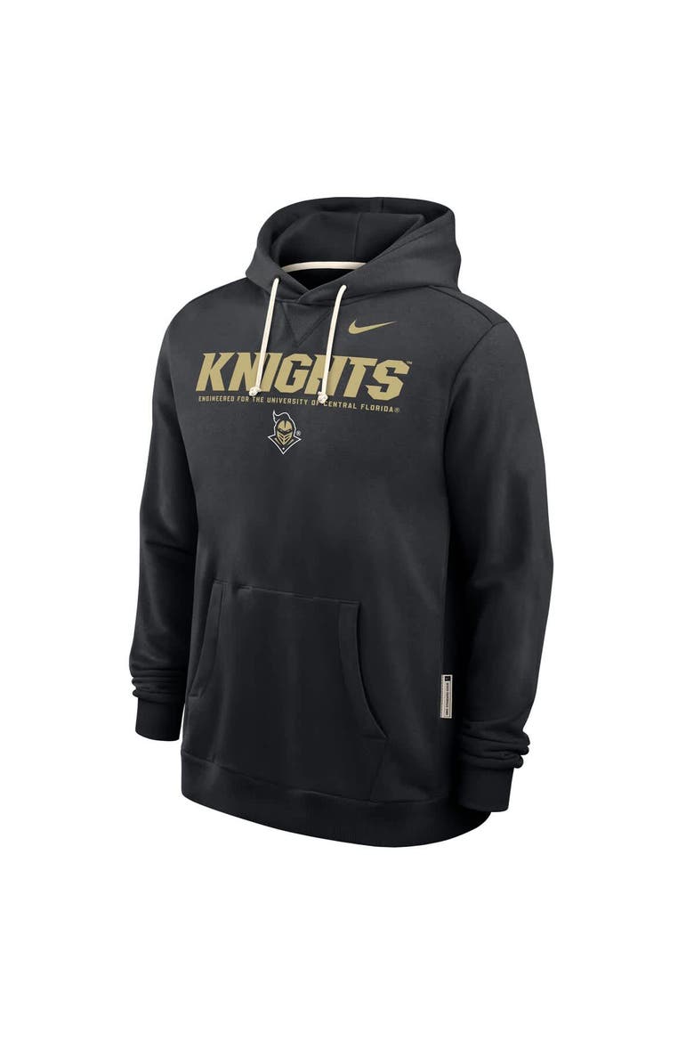 Men's Nike Black UCF Knights 2025 Sideline Standard Issue Dri-FIT Hoodie, Alternate, color, Black