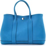 Pre-Owned Hermes Garden Party Tote Leather 30