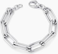 Oradina Double It Paperclip Bracelet in Sterling Silver