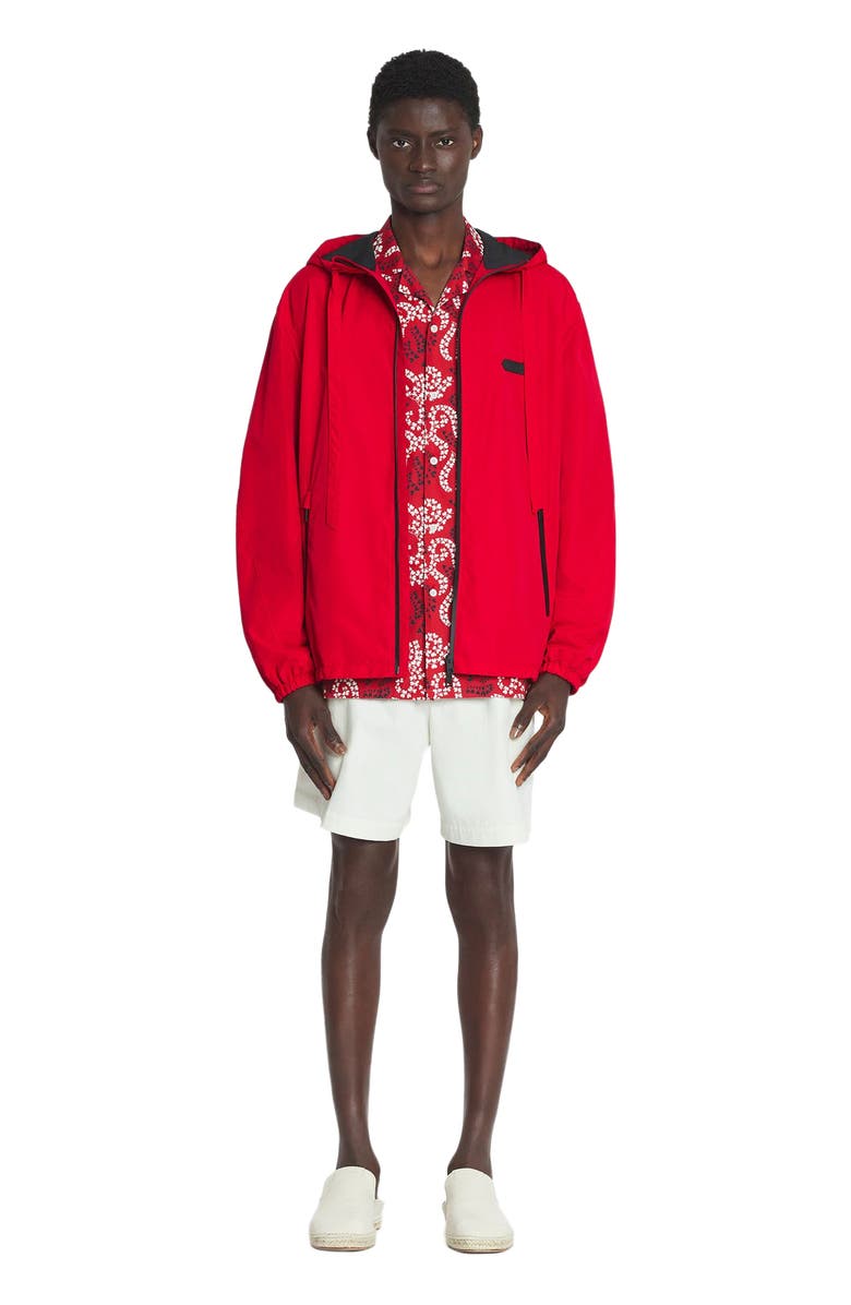 Lanvin PRINTED COTTON SHIRT, Main, color, 