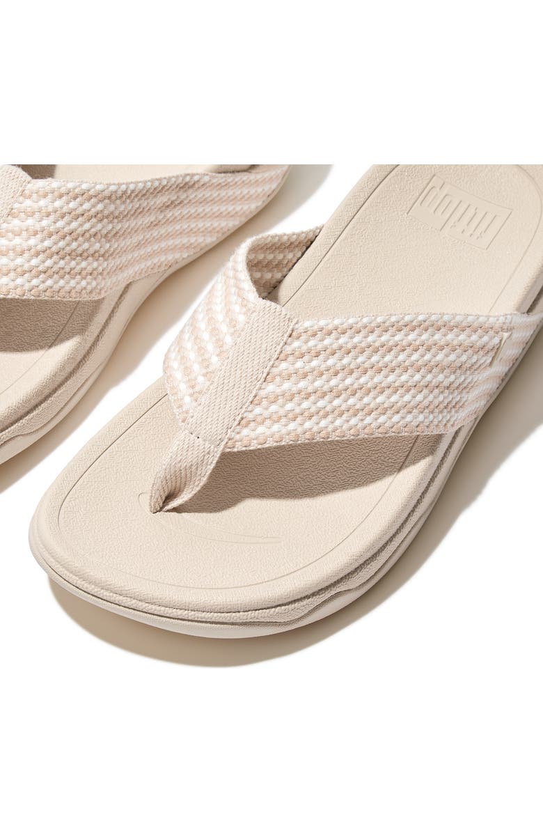 FitFlop Surfa<sup>™</sup> Flip Flop, Alternate, color, Stone Beige Mix
