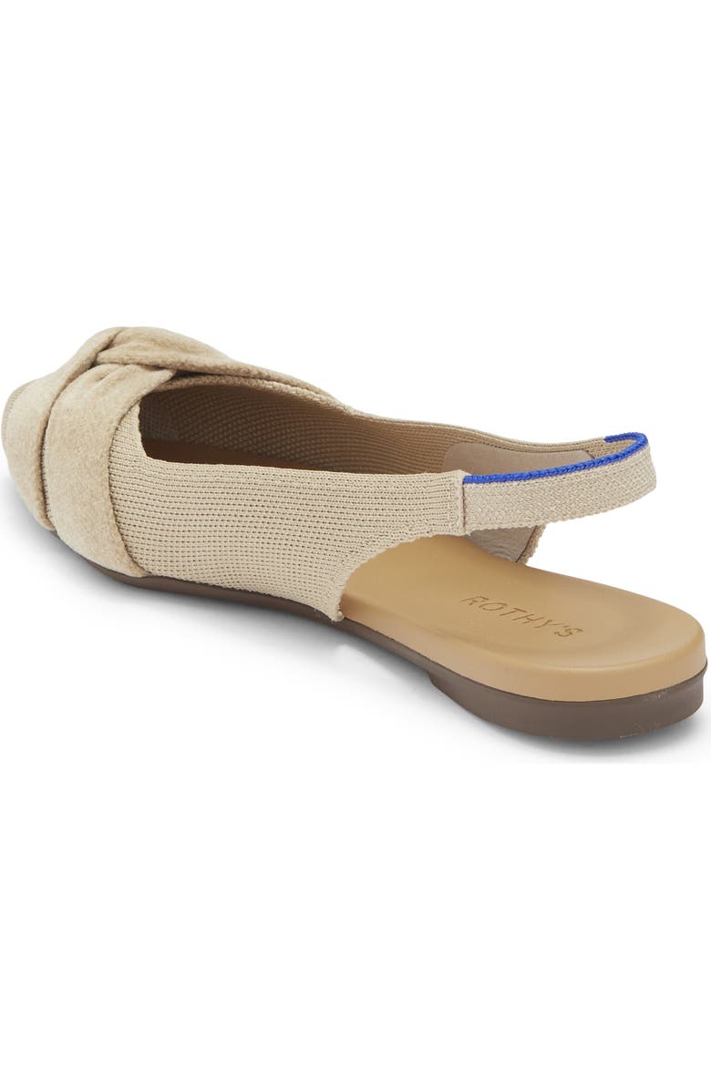 Rothy's The Twist Point Slingback, Alternate, color, Brioche