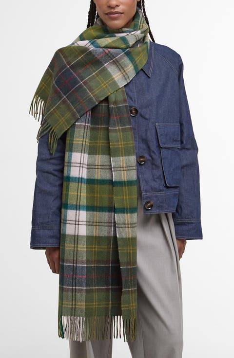 Serena Tartan Lambswool Scarf