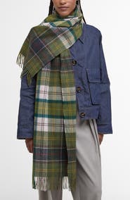 Barbour Serena Tartan Lambswool Scarf