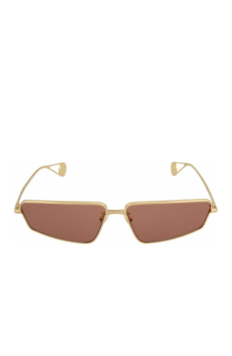 Gucci 63mm Novelty Rectangle Sunglasses, Alternate, color,