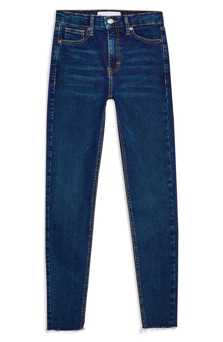 Topshop Jamie High Waist Jeans, Alternate, color,