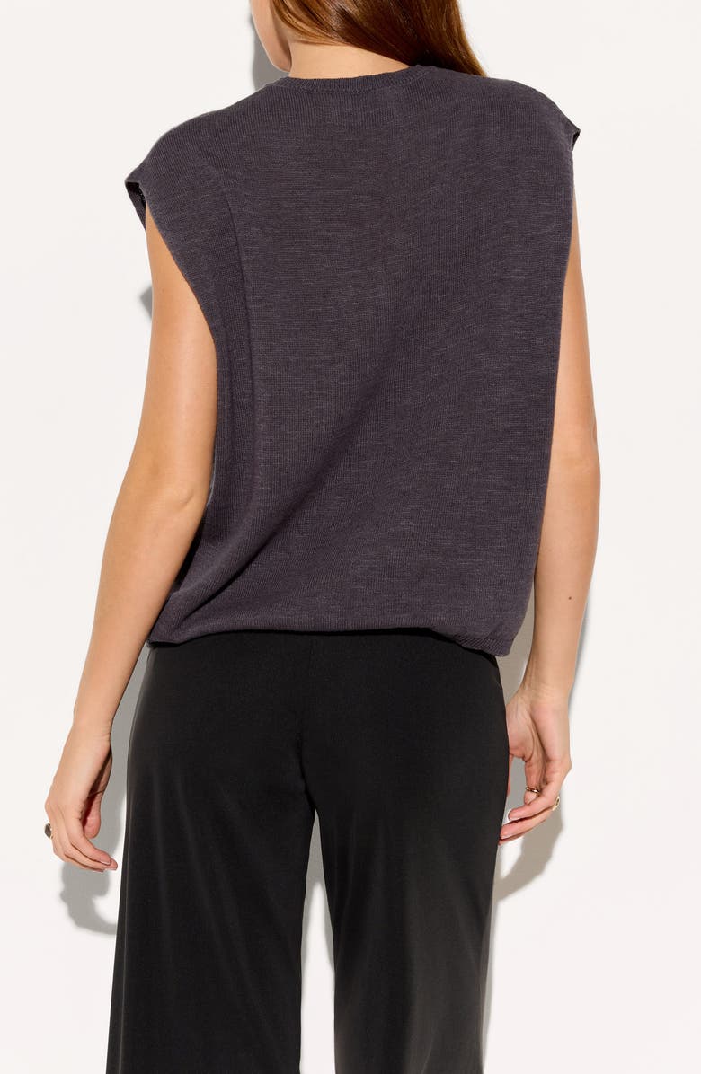 Spiritual Gangster Rainbow Heart Shore Sleeveless Knit Top, Alternate, color, Vintage Black