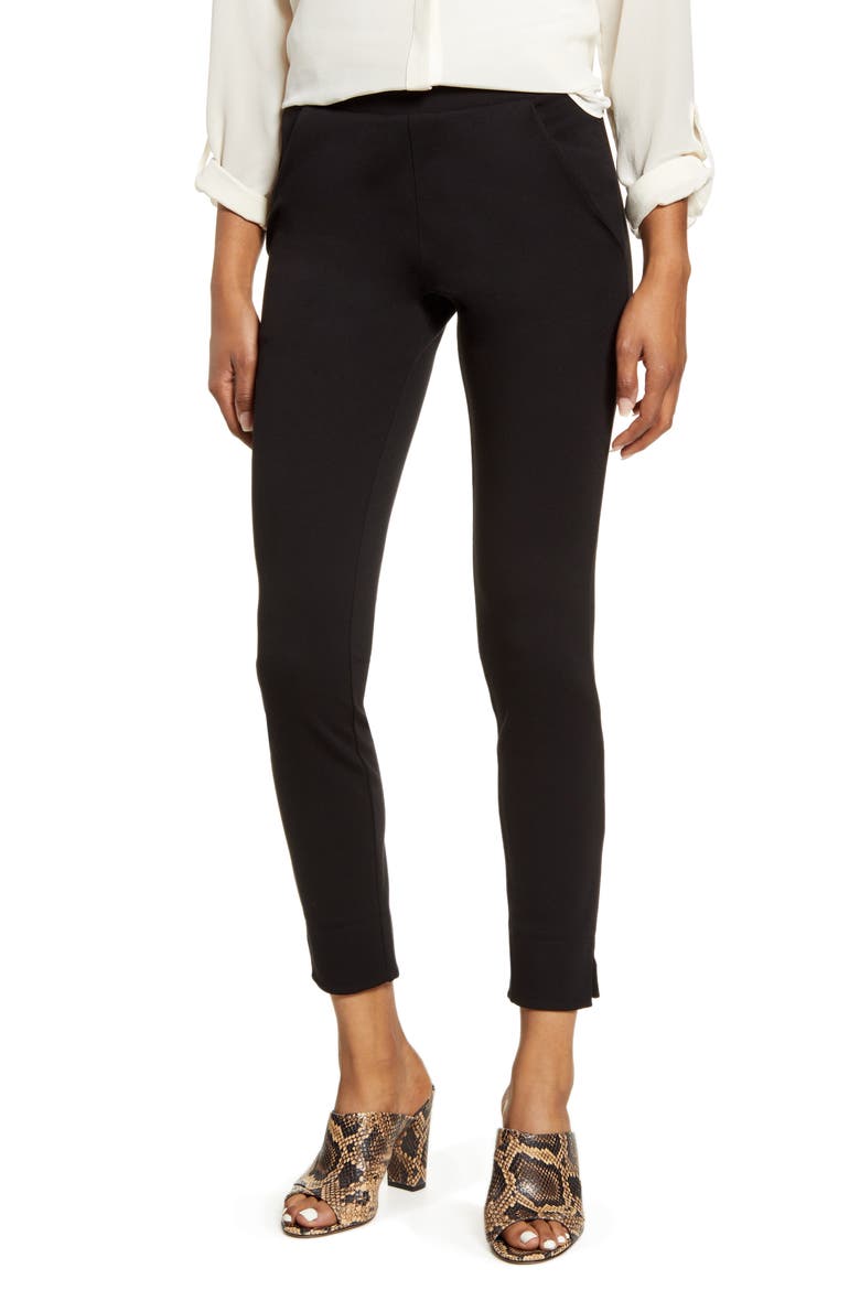 7/8 Ponte Leggings, Main, color, BLACK