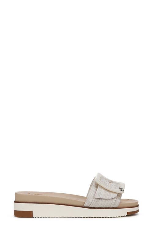 Sam Edelman Ariane Platform Slide Sandal In Silver