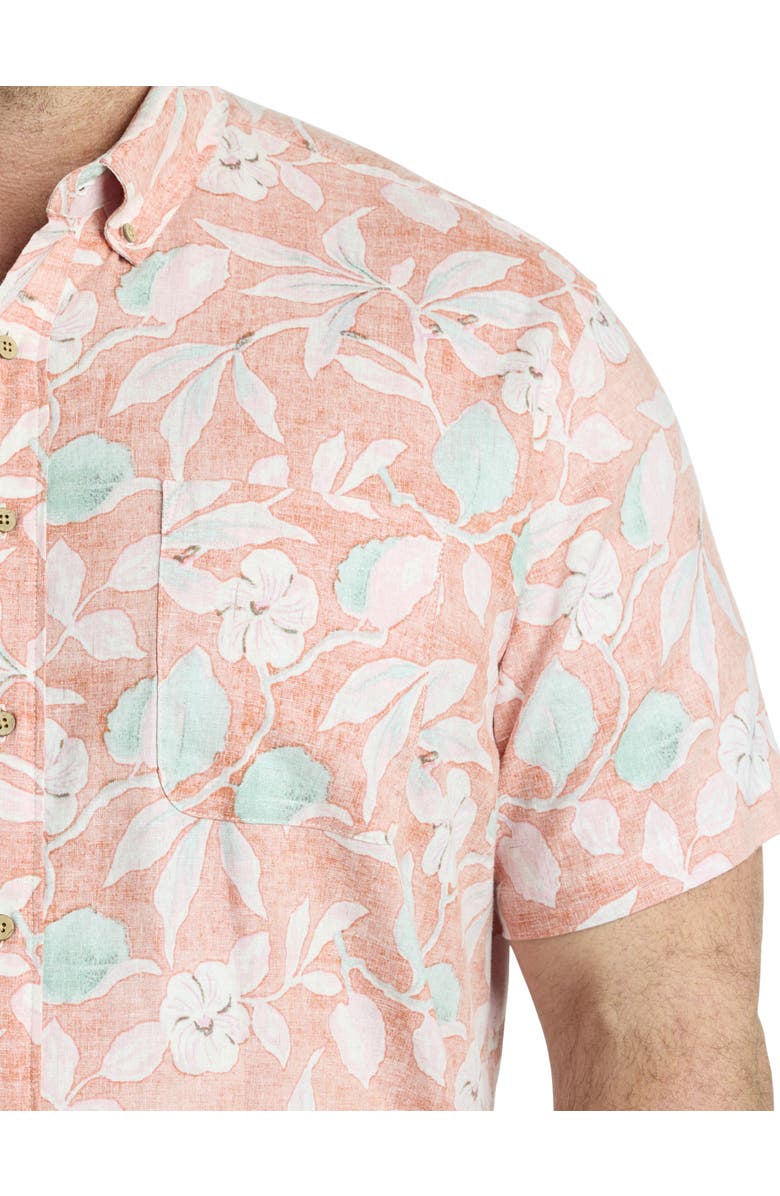Faherty Big & Tall Breeze Sport Shirt, Alternate, color, Ginger Floral