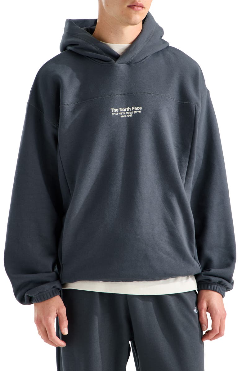 The North Face Places We Love - Aconcauga Pullover Hoodie, Main, color, Anthracite Grey