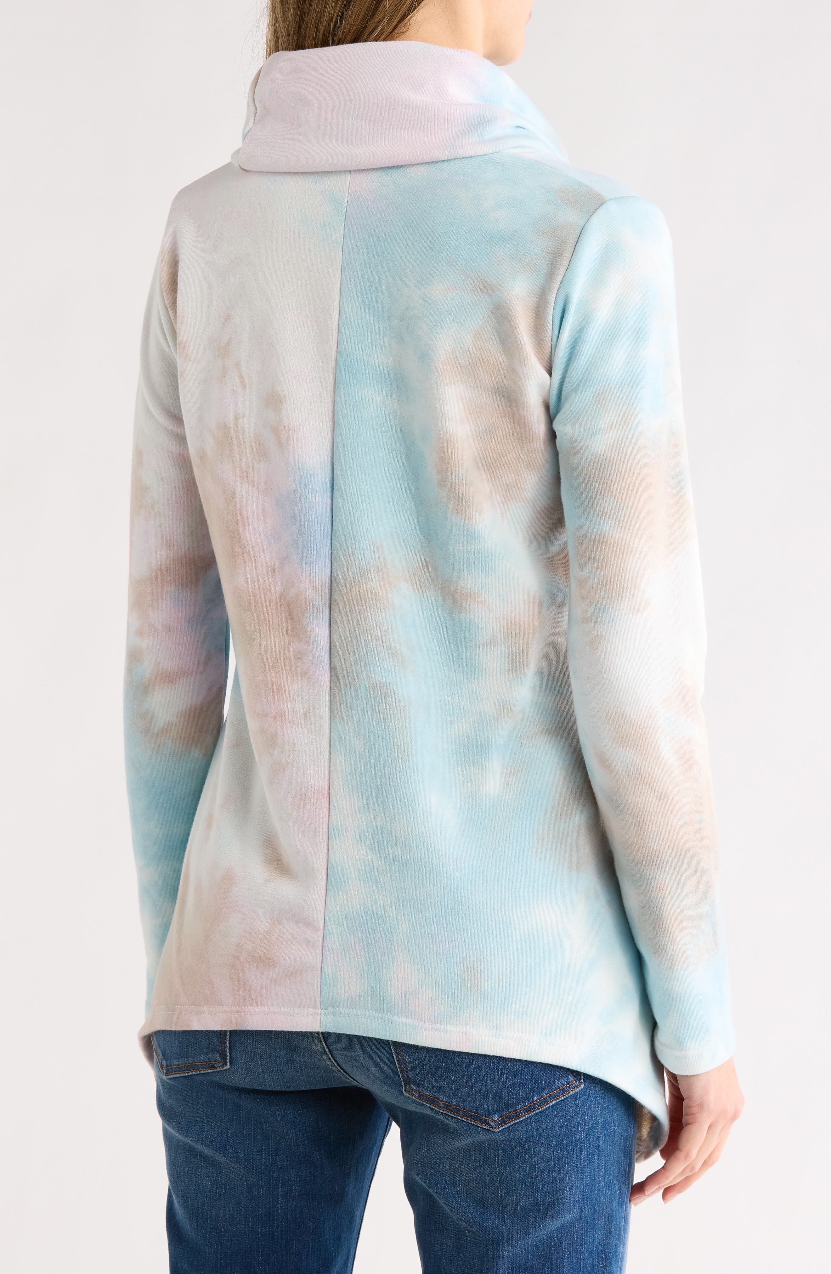 Turtleneck Asymmetric Sweater - image 4