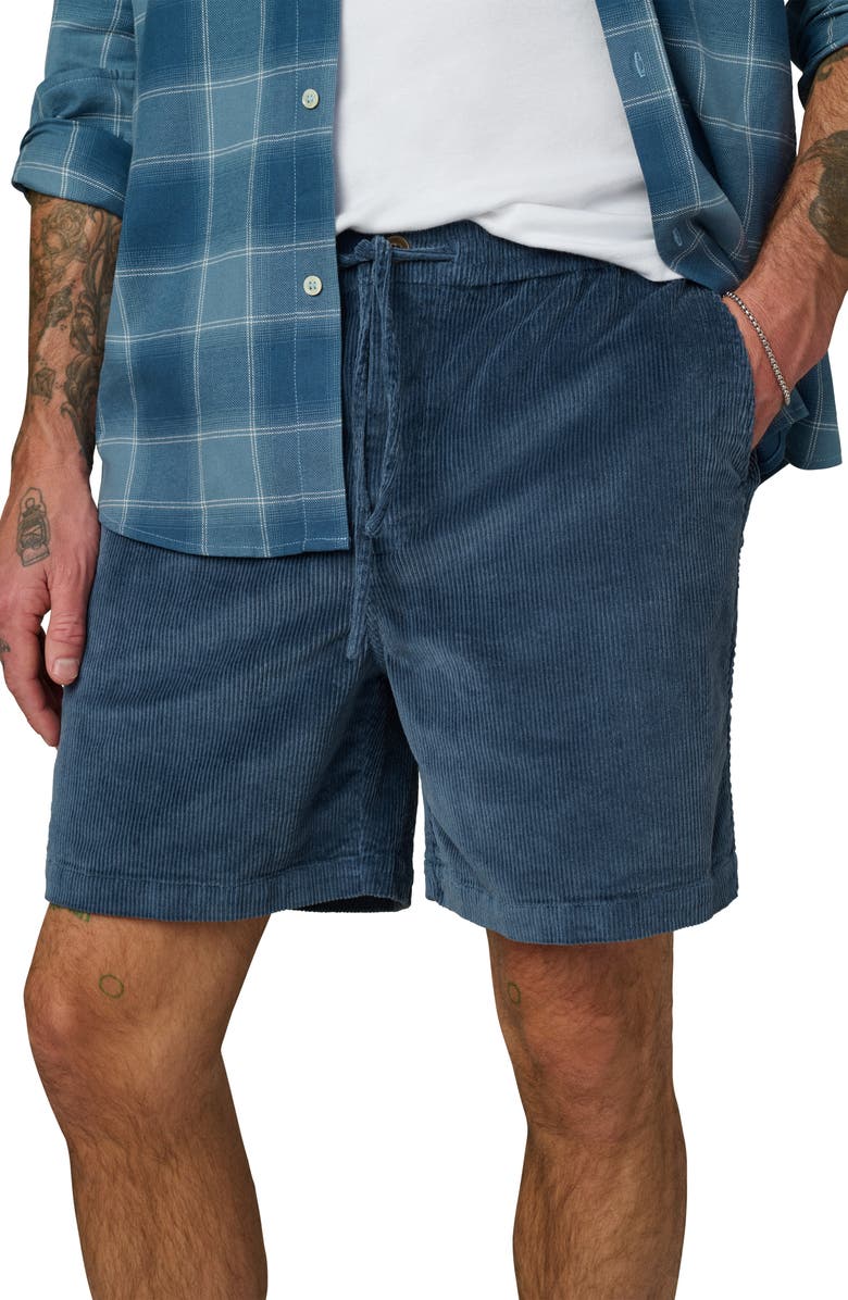Joe's Clarkson Drawstring Corduroy Shorts, Alternate, color, Bluefin