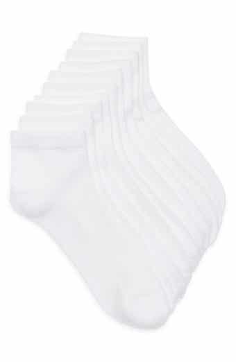 NORDSTROM RACK 5-Pack Pillow Sole Ribbed Quarter Socks