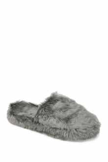 Journee Collection Cozy Faux Fur Slipper
